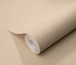Papier peint vinyle sur intissé uni casual beige L.1005 x l.53cm Erismann