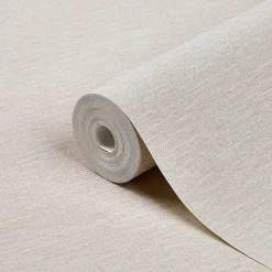 Papier peint vinyle sur intissé GoodHome Arceau beige
