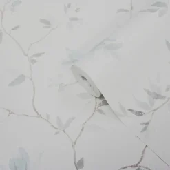 Papier peint vinyle sur intissé GoodHome Mugga bleu