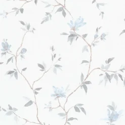 Papier peint vinyle sur intissé GoodHome Mugga bleu