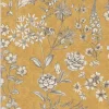 Papier peint vinyle sur intissé Fleur L.10.05 x l.0.53 m. - Réf. AS-391172