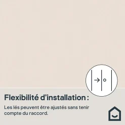 Papier peint vinyle sur intissé GoodHome  Aune sable