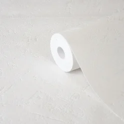 Papier peint vinyle sur intissé GoodHome  Lancon blanc cassé