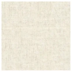 Papier peint vinyle sur intissé - Classique Chic - Effet toile beige et gris
