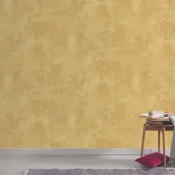 Papier peint vinyle sur intissé GoodHome  Omey jaune