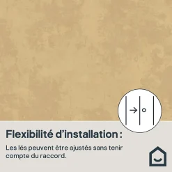 Papier peint vinyle sur intissé GoodHome  Omey jaune