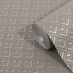 Papier peint vinyle sur intissé GoodHome Ficus noir