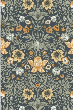 Papier peint vinyle sur intissé Fleur L.10.05 x l.0.53 m. - Réf. LTC-11250501