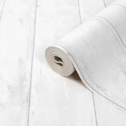 Papier peint vinyle sur intissé Mayet GoodHome blanc