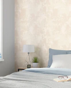Papier peint vinyle sur intissé GoodHome  Omey crème