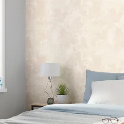Papier peint vinyle sur intissé GoodHome  Omey crème