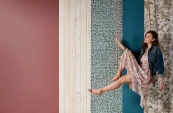 Papier peint vinyle sur intissé GoodHome Lipia multicolore