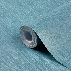 Papier peint vinyle sur intissé GoodHome Lery bleu