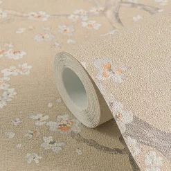 Papier peint vinyle sur intissé Fleur L.10.05 x l.0.53 m. - Réf. AS-781992