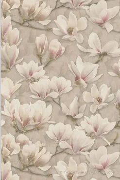 Papier peint vinyle sur intissé Fleur L.10.05 x l.0.53 m. - Réf. AS-396101