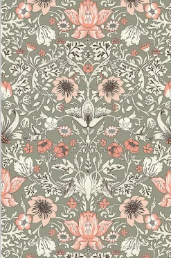 Papier peint vinyle sur intissé Fleur L.10.05 x l.0.53 m. - Réf. LTC-11250509