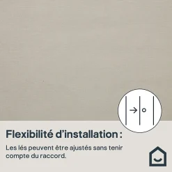 Papier peint vinyle sur intissé GoodHome Tille beige