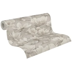 Papier peint vinyle sur intissé Fleur L.10.05 x l.0.53 m. - Réf. AS-396102