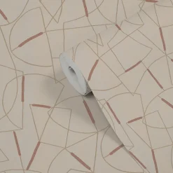 Papier vinyle sur intissé GoodHome Schiele taupe
