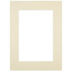 Passe-partout beige 40x50 cm ouverture 30x40 cm Fabriqué en France