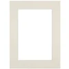 Passe-partout blanc cassé 18x24 cm ouverture 13x18 cm Fabriqué en France