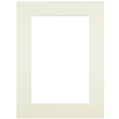 Passe-partout crème 50x70 cm ouverture 40x50 cm Fabriqué en France