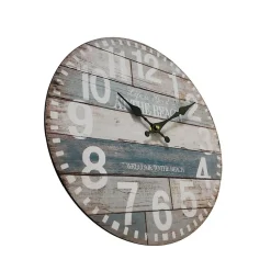 Pendules Horloge Murales Vintage Shabby 33,8x33,8x4