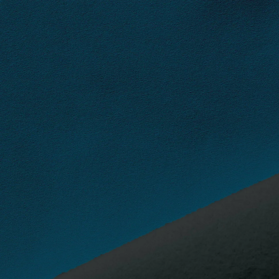 Petit rideau occultant 100% doublé polaire (90x210 cm - Bleu Paon)