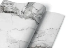 Placage de meuble autocollant Marbre clair 100x50