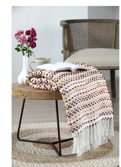 Plaid a franges Archy design et moderne