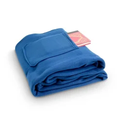 Plaid Confort Polaire Avec Manches Et Poche Téléphone Bleu Pcp1914 De La Marque Garnier