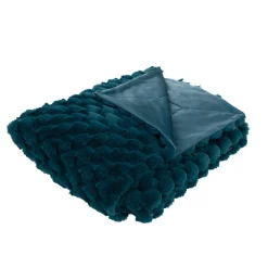 Plaid diana emeraude 130x170 c