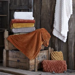 Plaid diana terracotta 130x170 cm