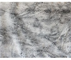 Plaid doux effet peluche doublé polaire Évasion