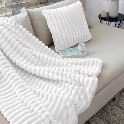 Plaid doux et flanelle Mathis design et moderne