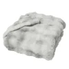Plaid effet peluche et polaire Mountain