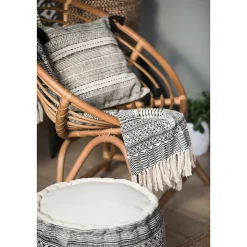 Plaid en coton imprimé Africa L.150 x l.130cm Deco&co