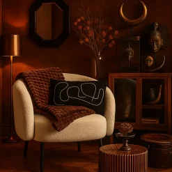 Plaid en fausse fourrure ultra doux marron 200x130 cm