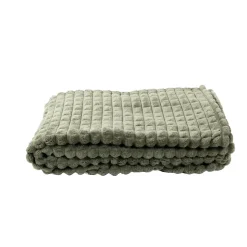 Plaid en fausse fourrure ultra doux vert kaki 200x130 cm