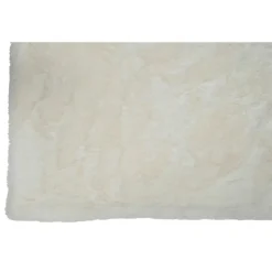 Plaid en polyester blanc 180x130 cm