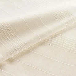 Plaid enroulable 220 x 240 cm Polycoton Lucile Naturel avec fermeture boutons