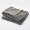 Plaid GoodHome Lulu gris 150 x 180 cm