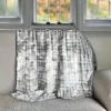 Plaid imitation fourrure gris moiré L.150 x l.130 cm