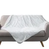 Plaid imprime metallise Domeas