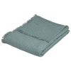 Plaid jete de lit widdy bleu celadon 130 x 180 cm