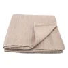 Plaid laine 100% (120x180 cm - Naturel)