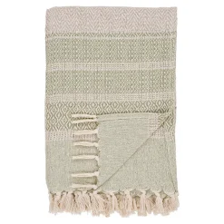 Plaid Manisa - Plaid vert doux de 130x180 cm pour un confort optimal