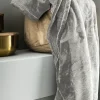 Plaid microplush gris L.150 x l.120 cm