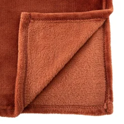 Plaid Ollis 180x230cm rose terracotta - Atmosphera