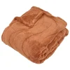 Plaid Opal 170x130cm- Terracotta- Atmosphera